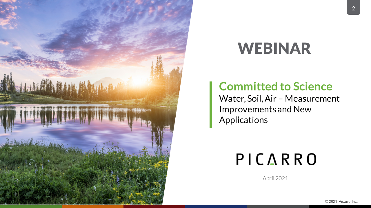 EGU21 Webinar: Water, Soil, Air – Measurement Improvements and New Applications