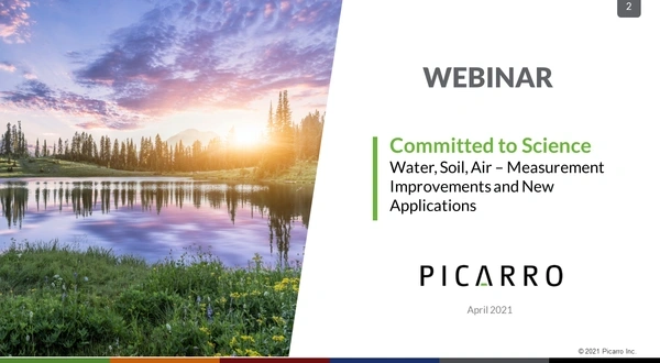 EGU21 Webinar: Water, Soil, Air – Measurement Improvements and New Applications